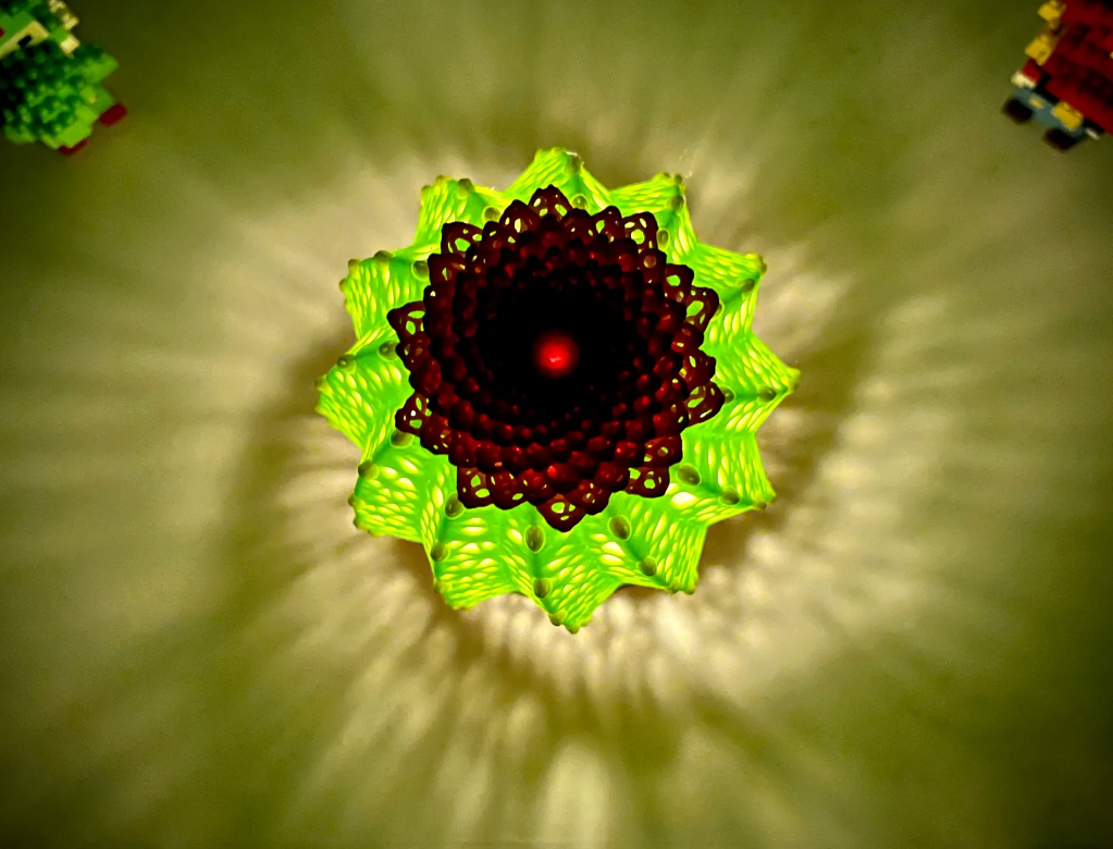 Cactus Pot Tea Light Lamp Overview — 3D printed by Moon Studio 3D
